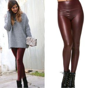 Faux Leather Leggings